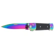 Nóż składany Third Decor Habitat N118W Black Aluminium/Rainbow Steel, Rainbow 420 (TH-N118W)