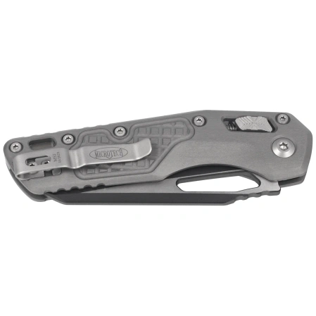 Microtech MSI S/E Knife Natural Clear Frag Aluminum, Black M390MK by Tony Marfione (210-1FRNC)