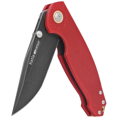 Nóż składany Viper Katla LE No 086/150 Red G10, Dark Stonewashed M390 by Jesper Voxnæs/Jens Ansø (V5984GR3D)