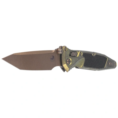 Microtech Socom Ram-Lok T/E Marfione Select Knife Antique Gold Titanium, Bronze Bksp, Bronze Stonewashed M390MK by Tony Marfione (161RL-13MS2)