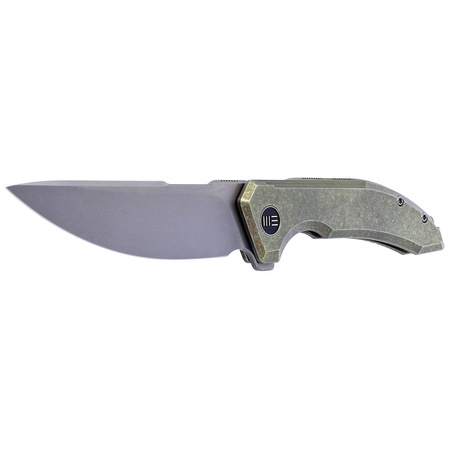 Nóż składany WE Knife Quixotic Green Titanium, Silver Bead Blasted CPM 20CV (WE21016-4)
