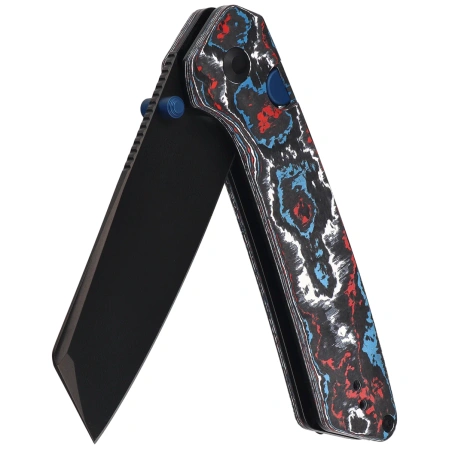 Kizer Madrac Knife Nebula Fat Carbon, Matte DLC Ultra S45VN by Matteo Pignatelli (Ki3693A1)