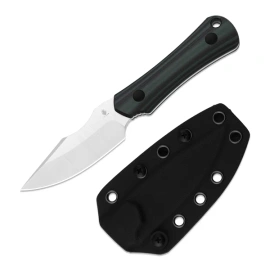 Nóż Kizer Bone Black-Green G10, Satin AEB-L by Maverick Customs (1122A3)