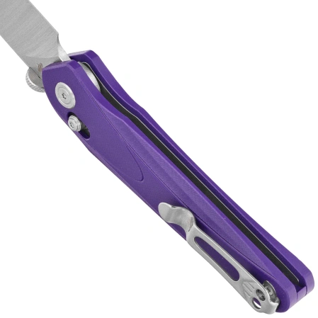 Nóż składany Bestech Mothus Purple G10, Stonewashed / Satin 14C28N by Kombou (BG67C)