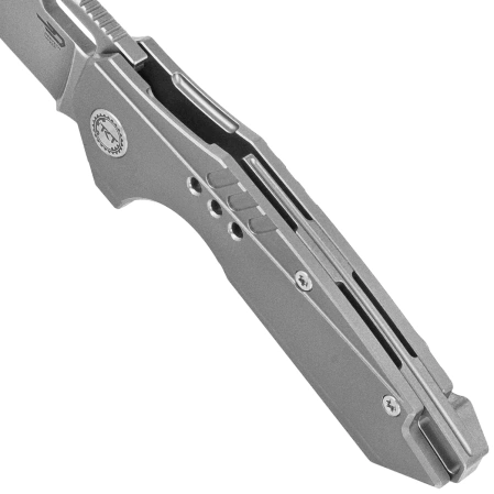 Nóż składany Bestech Nyxie 3 Grey Titanium, Bead Blasted / Stonewashed CPM S35VN by Todd Knife and Tool (BT2308A)