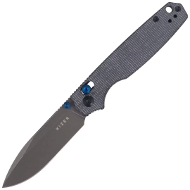 Kizer Pokiman CD Knife Black Micarta, Gray Stonewashed AEB-L (V3789A1)