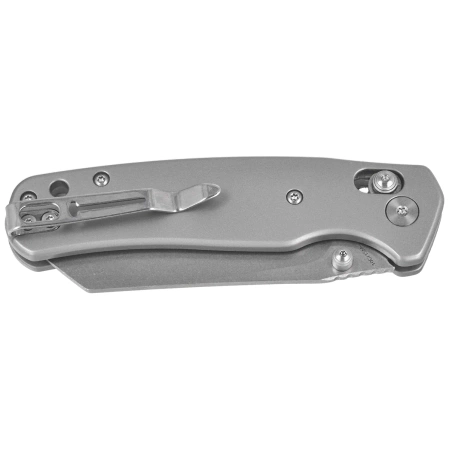 Nóż składany Bestechman Cicada's Wing Grey Slab Side Stainless Steel, Stonewashed 10Cr15MoV (BMK06-S-7)