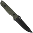 Spartan Blades Alala Green Canvas Micarta, Black Powder 1095 Cro-Van by Curtis Iovito (SBSL004BKGR)