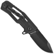 K25 RK-25006 Knife Black G10, Black Titanium 7Cr17Mov