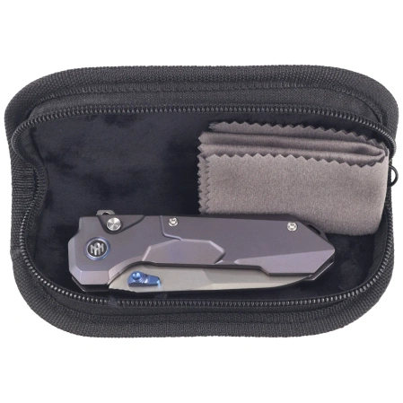 Nóż składany Remette Cosmic Blue Titanium, Pearlescent M390 (RTCO-TB)