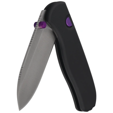 Kizer Drop Bear Zero Knife Black Aluminum, Satin Elmax by Azo (Ki3619BDA3)
