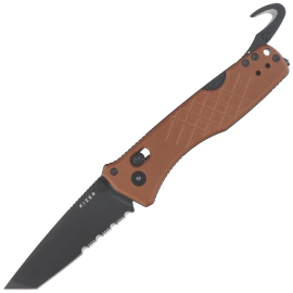 Kizer Aegis T Knife Brown G10, Black PVD AEB-L by Azo (V3774CTA3)