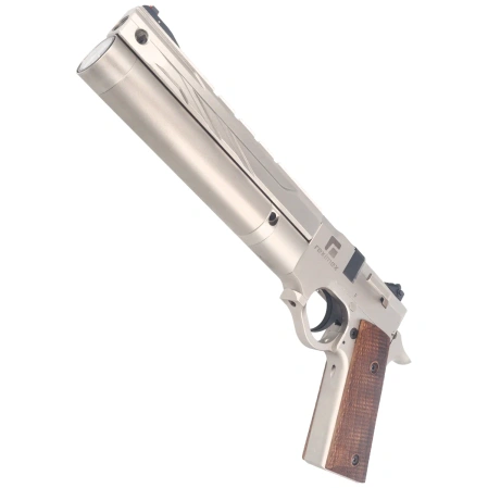 Reximex RP11 Silver 4.5 mm / .177 PCP Air Pistol with Regulator