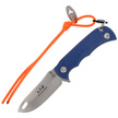 Muela Knife All Terrian Blade Blue Micarta, Satin X50CrMoV15 (ATB-9BL)