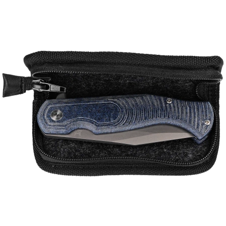 Fox Knife Eastwood Tiger Denim Micarta, Coarse Stonewashed CPM S90V by Gudy Van Poppel (FX-524 MJ)