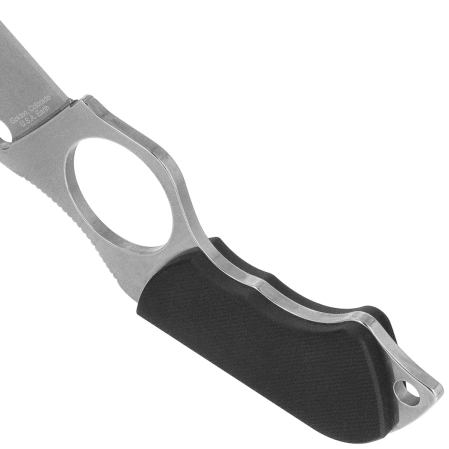 Spyderco Swick 5 Large Knife Black G10, Satin LC200N by Sal Glesser (FB145P)