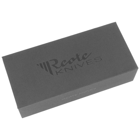Reate T1000-V2 Titanium Black DLC Knife, Satin/Black DLC M390 by Alvin Lee