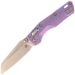 Nóż składany Microtech MSI Ram-Lok Mini S/E Marfione Select Royal Purple Slab Side Titanium, Bronze HW, Bronze M390MK by Tony Marfione (210M-13MS5)