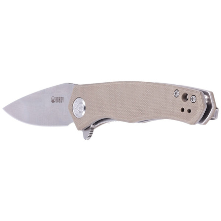 Kubey Knife Cadmus Tan G10, Satin D2 by Max (KU055C)