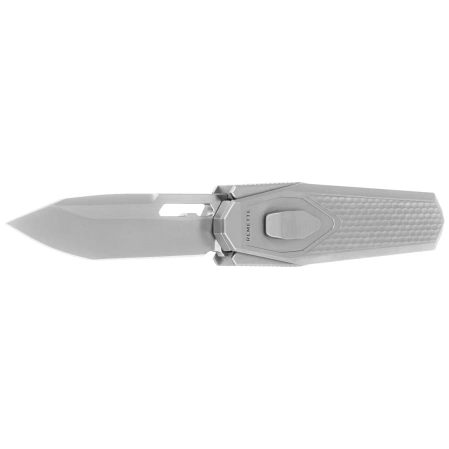 Remette Swordfish Titanium / Red Blue Carbon Fiber, Pearlescent M390 (ZL101A3)