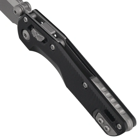 Nóż składany Microtech MSI Mini S/E Black Fluted Aluminium, Apocalyptic M390MK by Tony Marfione (210M-10APFL)