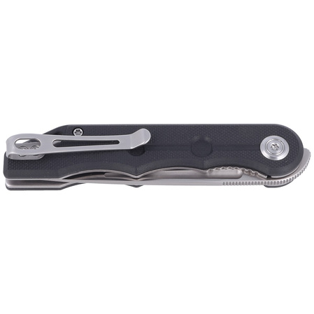 Nóż składany Kubey Mizo, Black G10, Satin 14C28N by Tiguass (KU2101A)