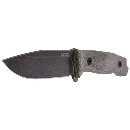 LionSteel Micarta Green Canvas, PVD / Stone Washed Sleipner (M5B CVG)