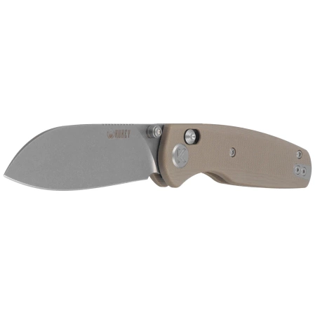 Nóż składany Kubey Breeze Tan G10, Stonewashed 14C26N by Caleb Waltman (KU288C)