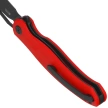 Kubey Drake Knife Red G10, Blackwashed 14C28N by Maksim Tkachuk (KU239H)