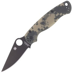 Nóż składany Spyderco Para Military 2 Digital Camo G10, Black DLC CPM S45VN by Sal, Eric Glesser (C81GPCMOBK2)