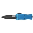 Microtech Hera II Mini Bayonet OTF Knife Blue Aluminum, Black M390MK by Tony and Sean Marfione (1701M-1BL)
