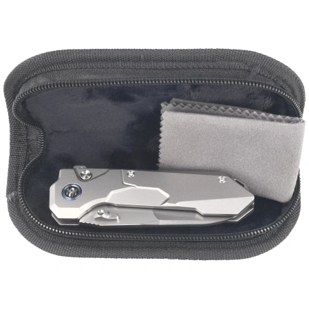 Remette Cosmic Knife Gray Titanium, Pearlescent M390 (RTCO-TT)