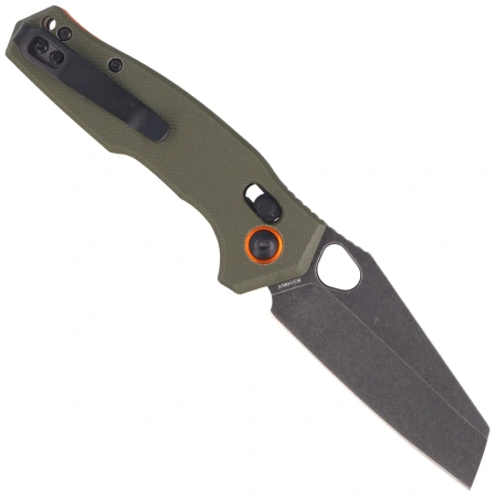 Nóż składany FoxEdge Crew OD Green G10, Black Stonewashed 9Cr14Mov (FE-040 G10OD)