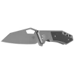 Bestech Knife Fractal Grey Titanium / Carbon Fiber, Stonewashed / Satin CPM S35VN (BT1907A)