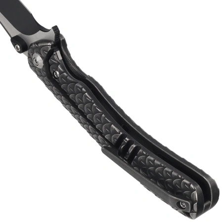 Nóż składany WeKnife Dracarys LE No 076/199 Black Titanium, Black Stonewashed / Satin M390 (WE25061B-5)