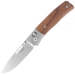LionSteel NiNi Knife Titanium Bolsters / Santos Wood, Satin M390 by Gianni Pauletta (NN2 ST)