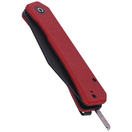 Nóż składany CIVIVI Relic Burgundy G10, Black Stonewashed Nitro-V (C20077B-2)