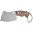 Nóż Kizer Little Rhino Brown Burlap Micarta, Stonewashed AEB-L by Giedymin Kapuscinski (1065A4)