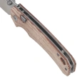 Kizer Outposter Knife Brown Norplex UltreX Micarta, Satin Nitro-V (V3802BDA1)