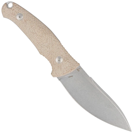 Viper Nordlys Natural Micarta Canvas, Stonewashed N690 by Jens Ansø Knife (VT4044CN)