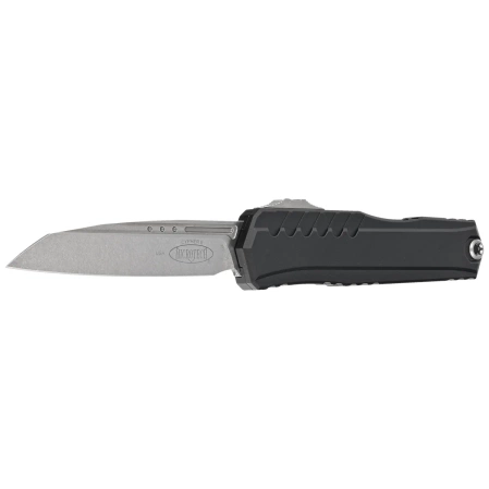 Nóż automatyczny OTF Microtech Cypher II S/E Black Aluminium, Stonewashed M390MK by Deryk Munroe i Tony Marfione (1241-10)