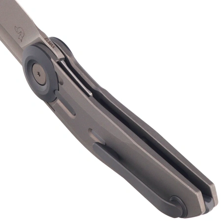 Nóż składany Reate VK-CLU Darkwashed Titanium, Darkwashed Elmax by Vulpex Knives