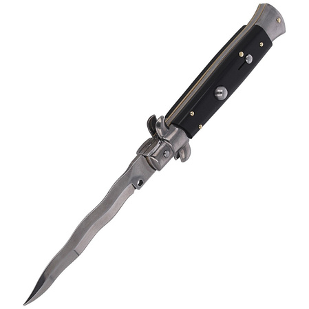 Frank Beltrame Kris Black 23cm switchblade knife (FB 23/37K)