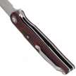 Bestech Ascot Red Carbon Fiber/G10, Satin D2 Knife (BG19F)