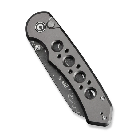 Nóż składany Civivi Pragma Prime Gray Aluminium, Damascus (C24067-DS1)