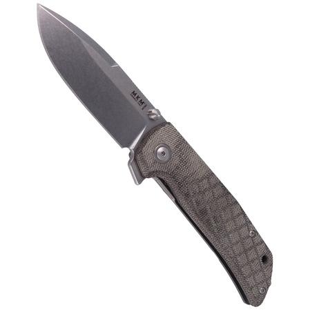 MKM Maximo Green Micarta, Stone Washed by Bob Terzuola (MK MM-GCT)