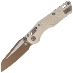 Microtech MSI Ram-Lok Mini S/E Knife Champagne Gold Frag Aluminium, Gold M390MK by Tony Marfione (210M-10FRCG-C19Z23)
