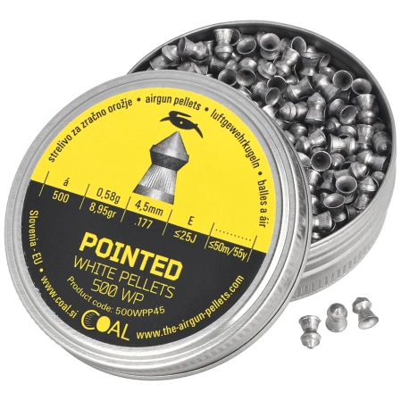 Śrut Coal Pointed 4.5 mm, 500 szt. 0.58 g / 8.95 gr (500WPP45)