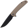CIVIVI Badlands Vagabond Tan FRN, Black Stonewashed (C2019A)