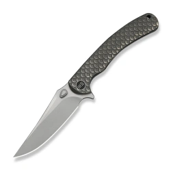 Nóż składany WeKnife Dracarys LE No 034/199 Gray Titanium, Stonewashed M390 (WE25061B-1)